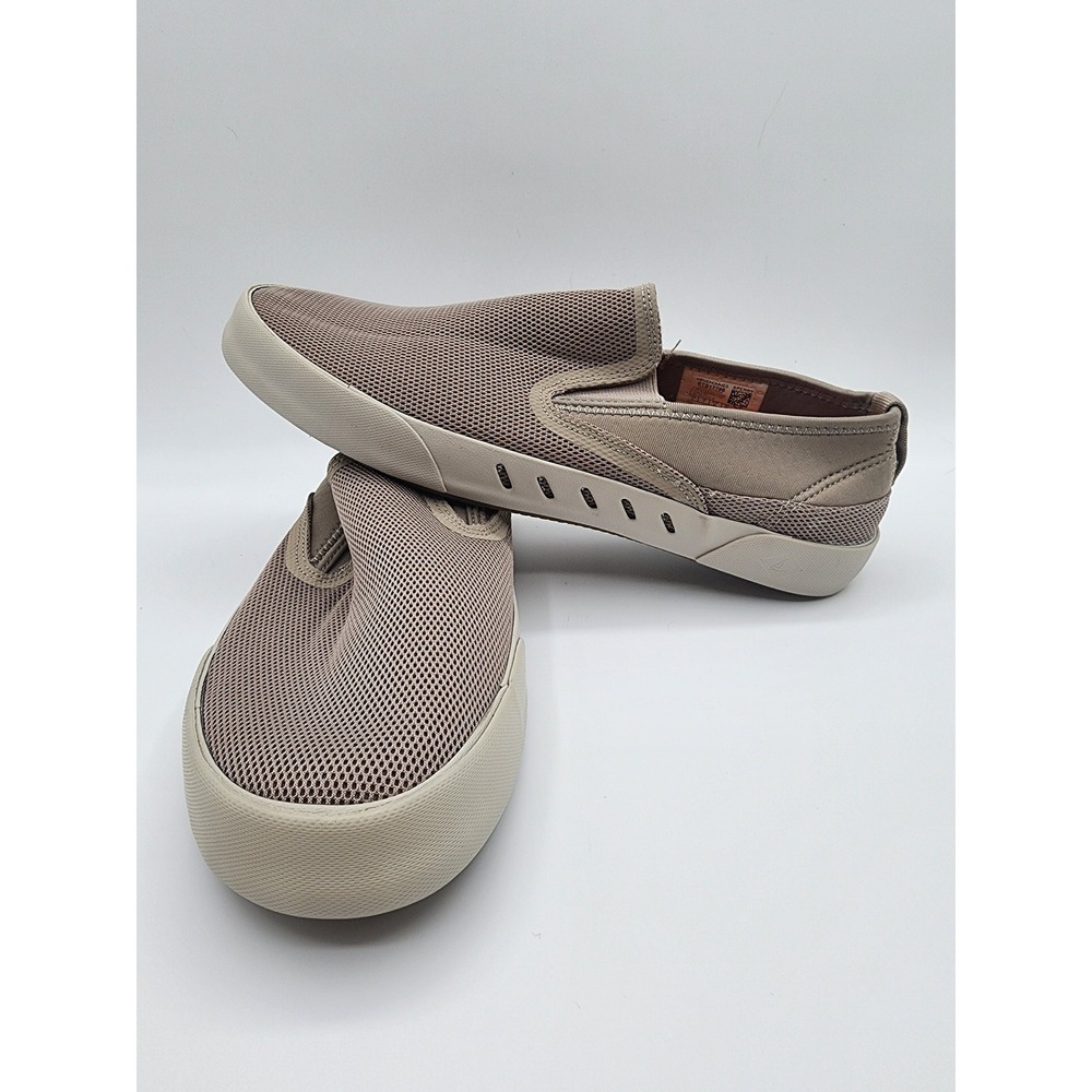 Sperry Mesh Slip On Boat Shoes Tan Beige Size 8